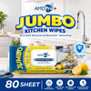 AMDPro+ Jumbo Kitchen Wipes 80 Sheets