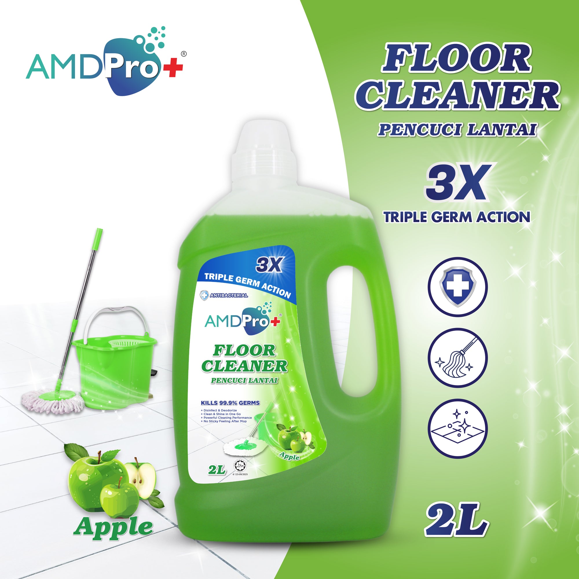 AMDPro+ Halal Floor Cleaner (2L)