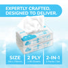 AMDPro Lite Facial Tissue 2-Ply (90 Sheets) Twin Pack