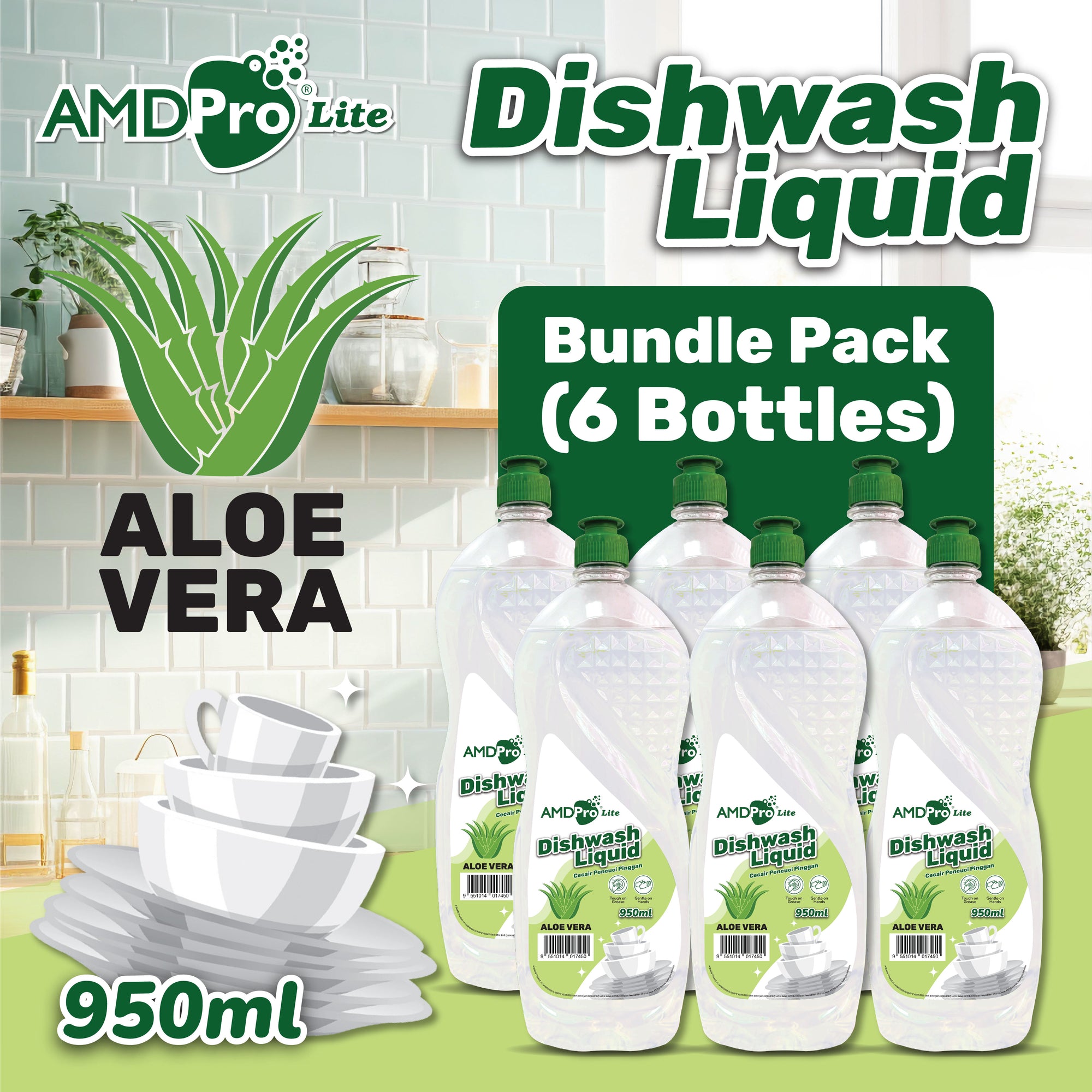 AMDPro Lite Dishwash Liquid 950ml