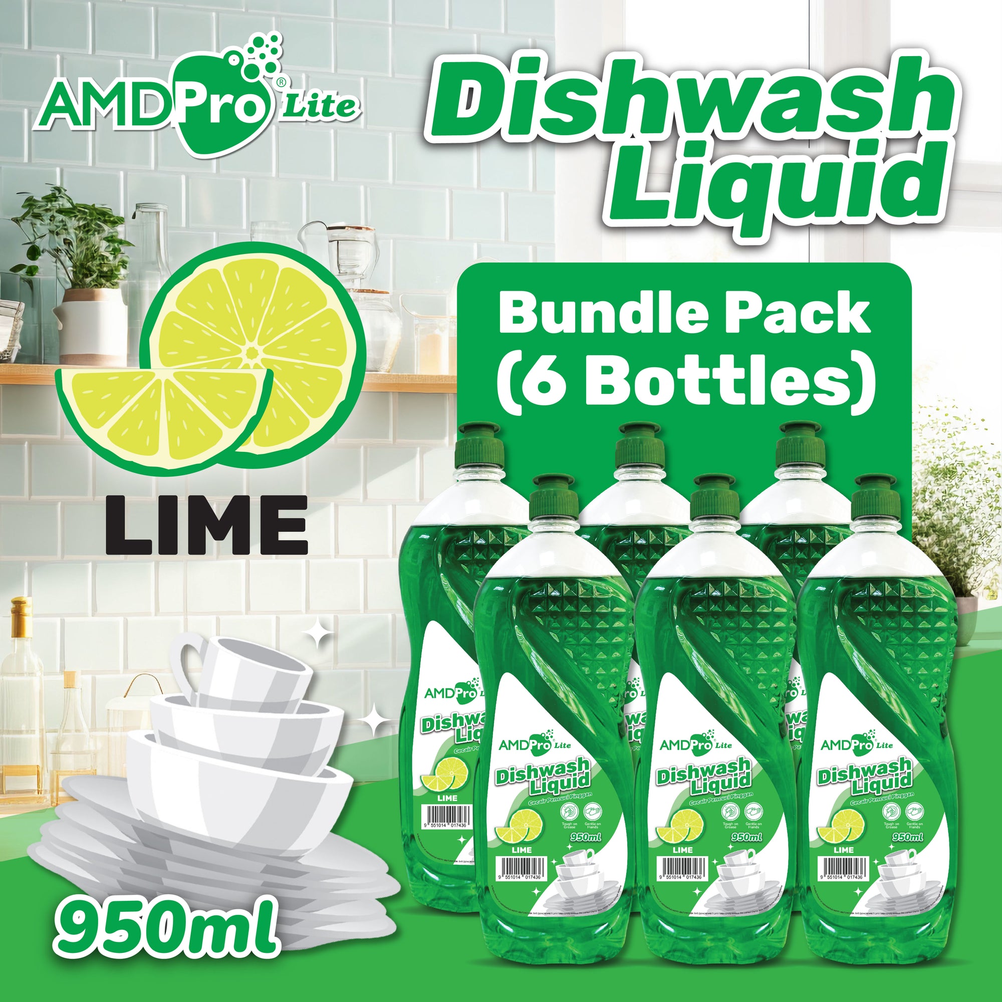 AMDPro Lite Dishwash Liquid 950ml