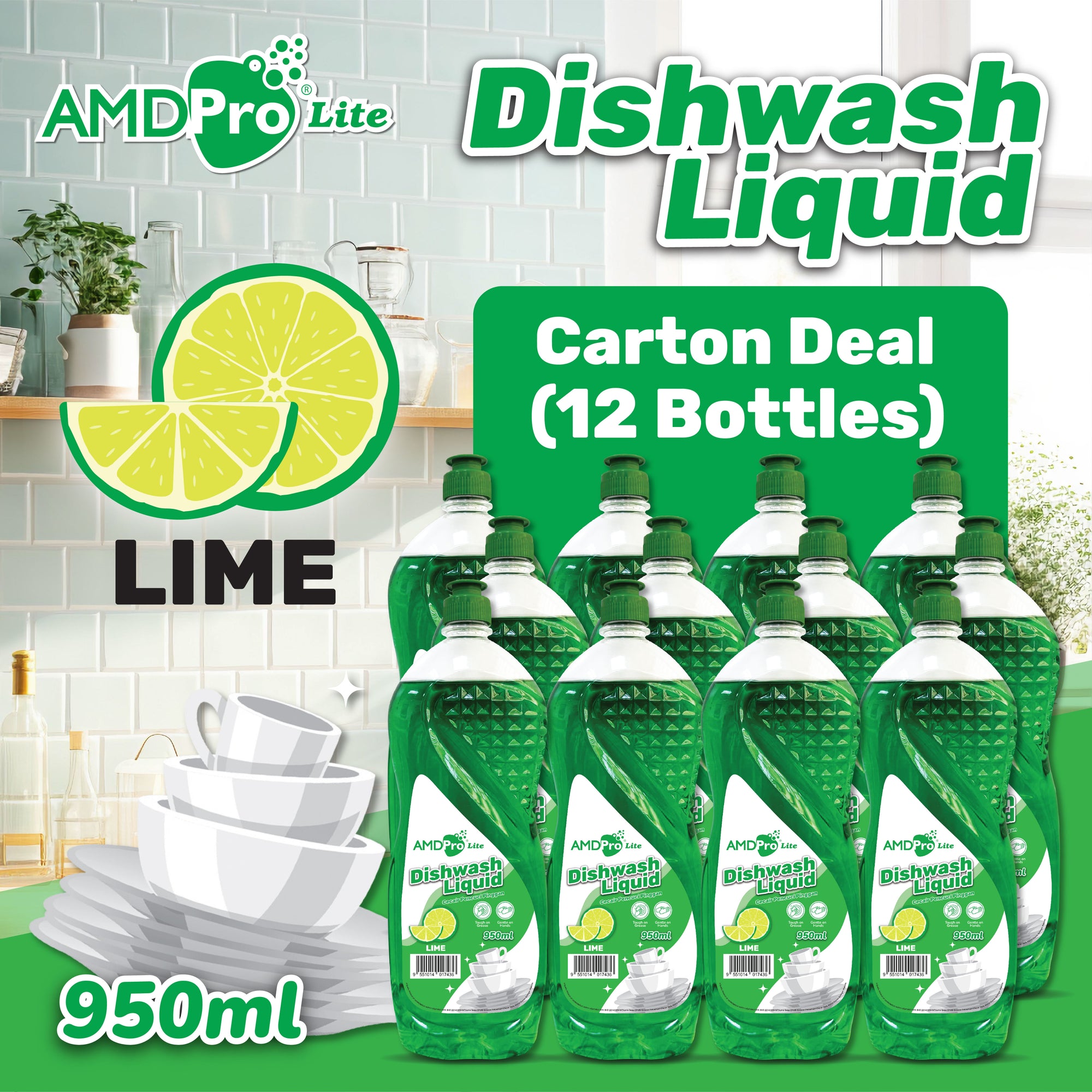 AMDPro Lite Dishwash Liquid 950ml