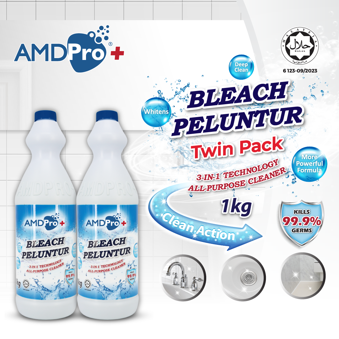 AMDPro+ Halal Bleach 1kg (Twin Pack)