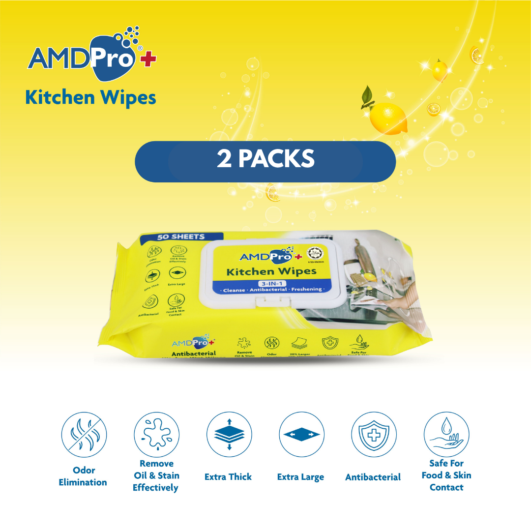 AMDPro+ Halal Kitchen Wipes (50s)
