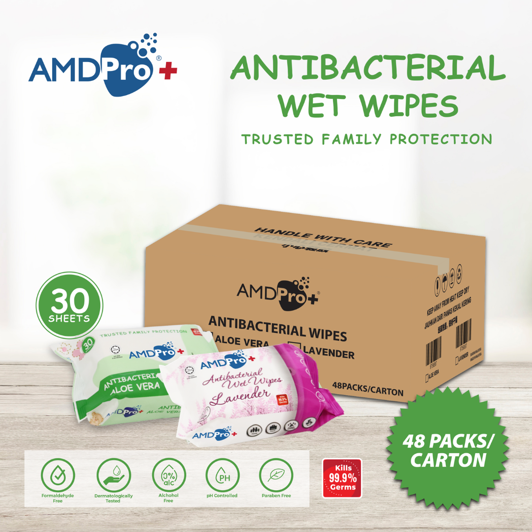 [Carton] AMDPro+ Antibacterial Wipes (30s x 48 packs)