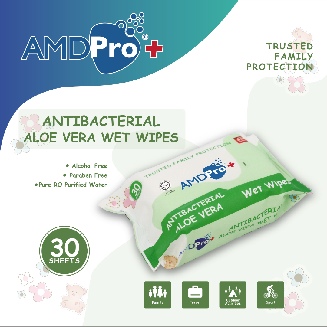 AMDPro+ Antibacterial Wipes (30s)