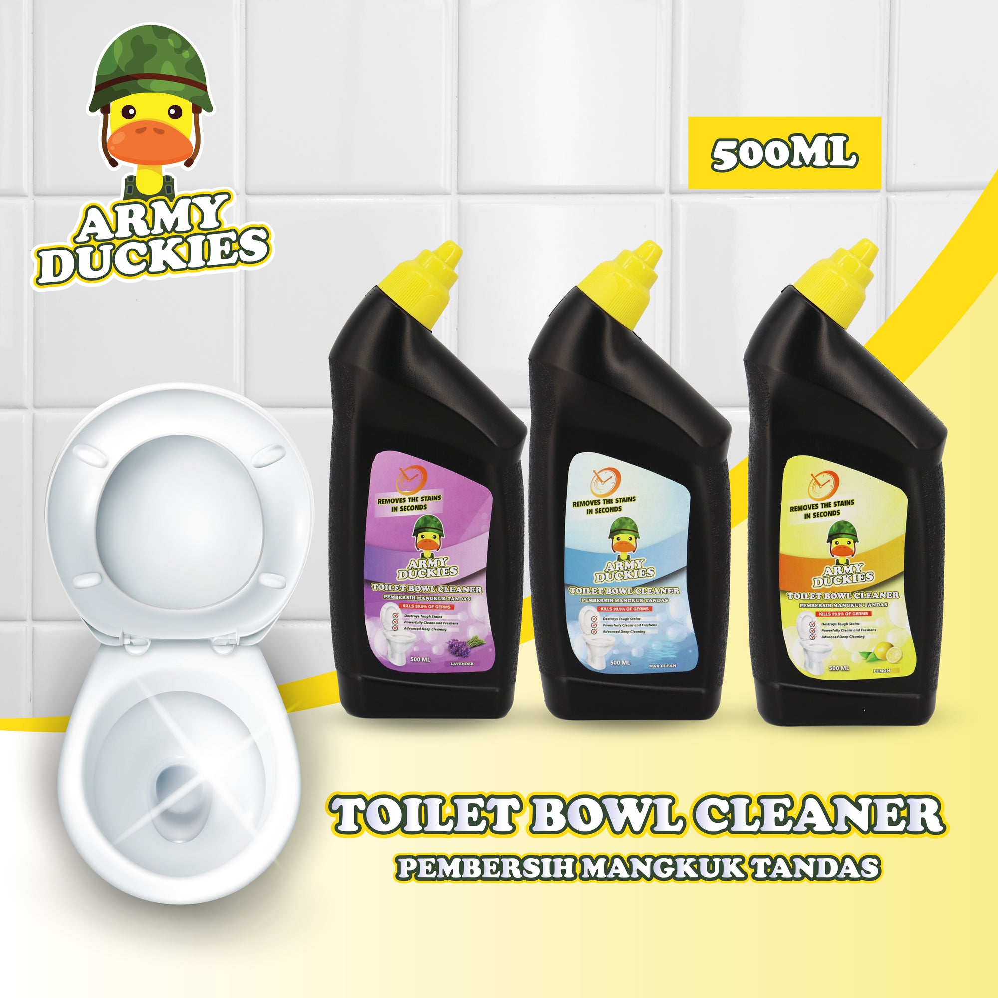 Army Duckies Toilet Bowl Cleaner 500ml