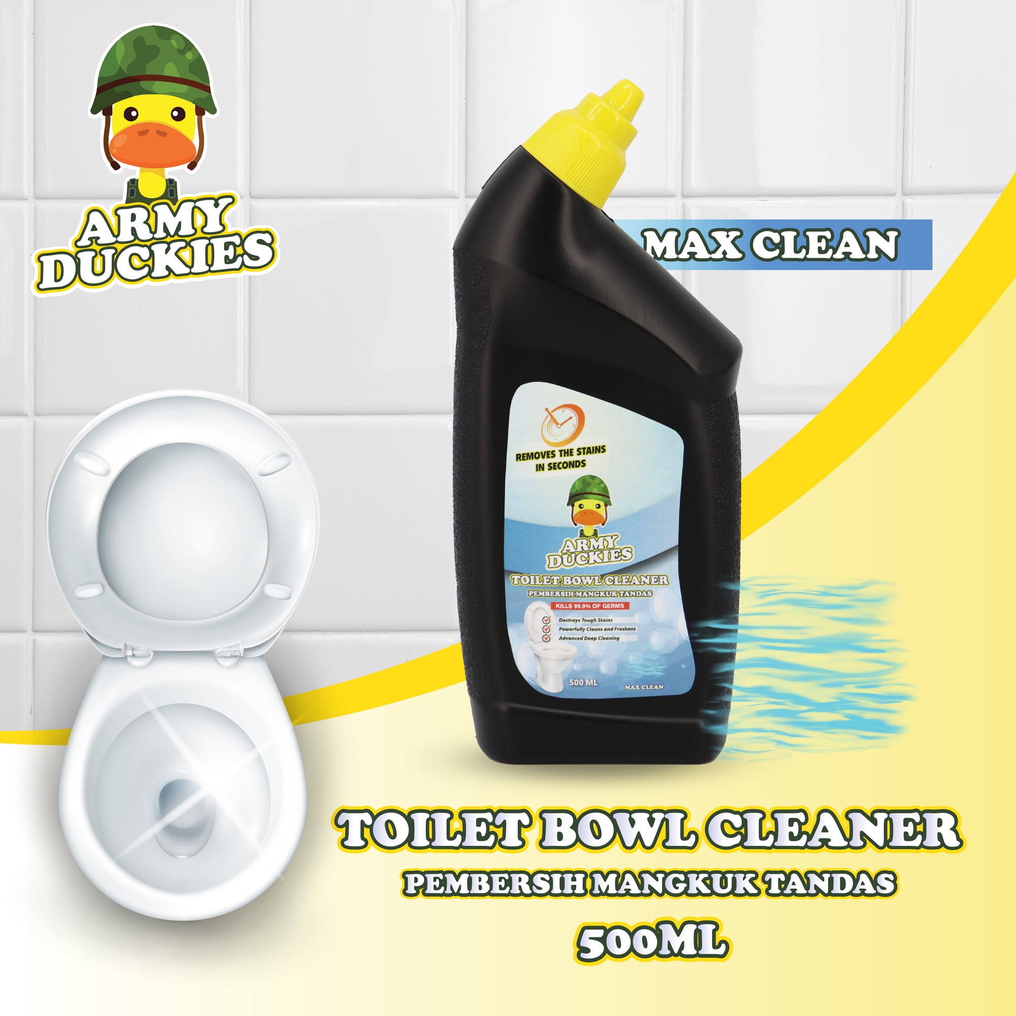 Army Duckies Toilet Bowl Cleaner 500ml