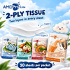 AMDPro Lite Pocket Tissue 2Ply (10 Sheets x 20 Packs)