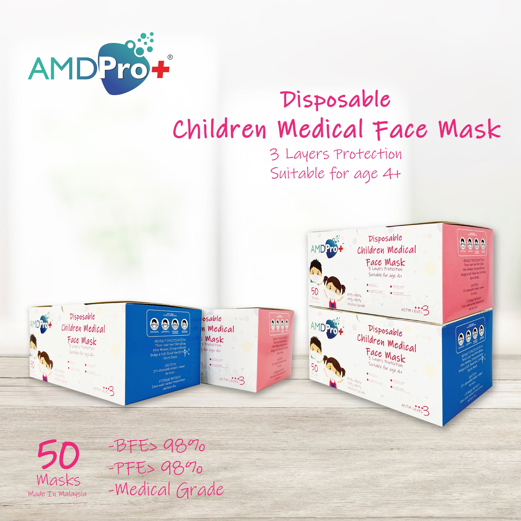 AMDPro+ Children Medical Mask (50s)