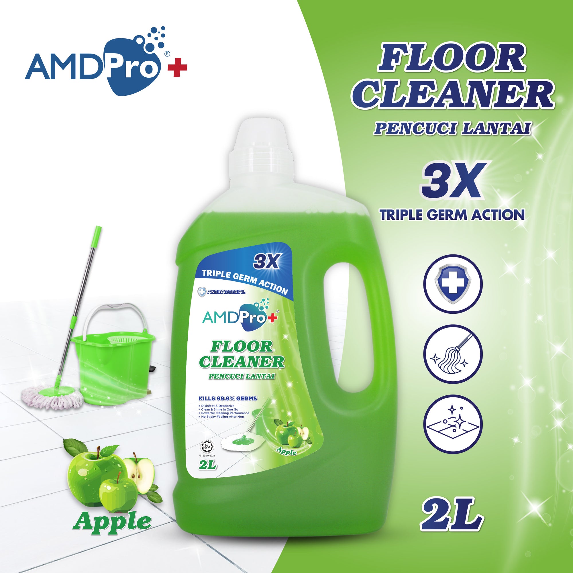 AMDPro+ Halal Floor Cleaner (2L)