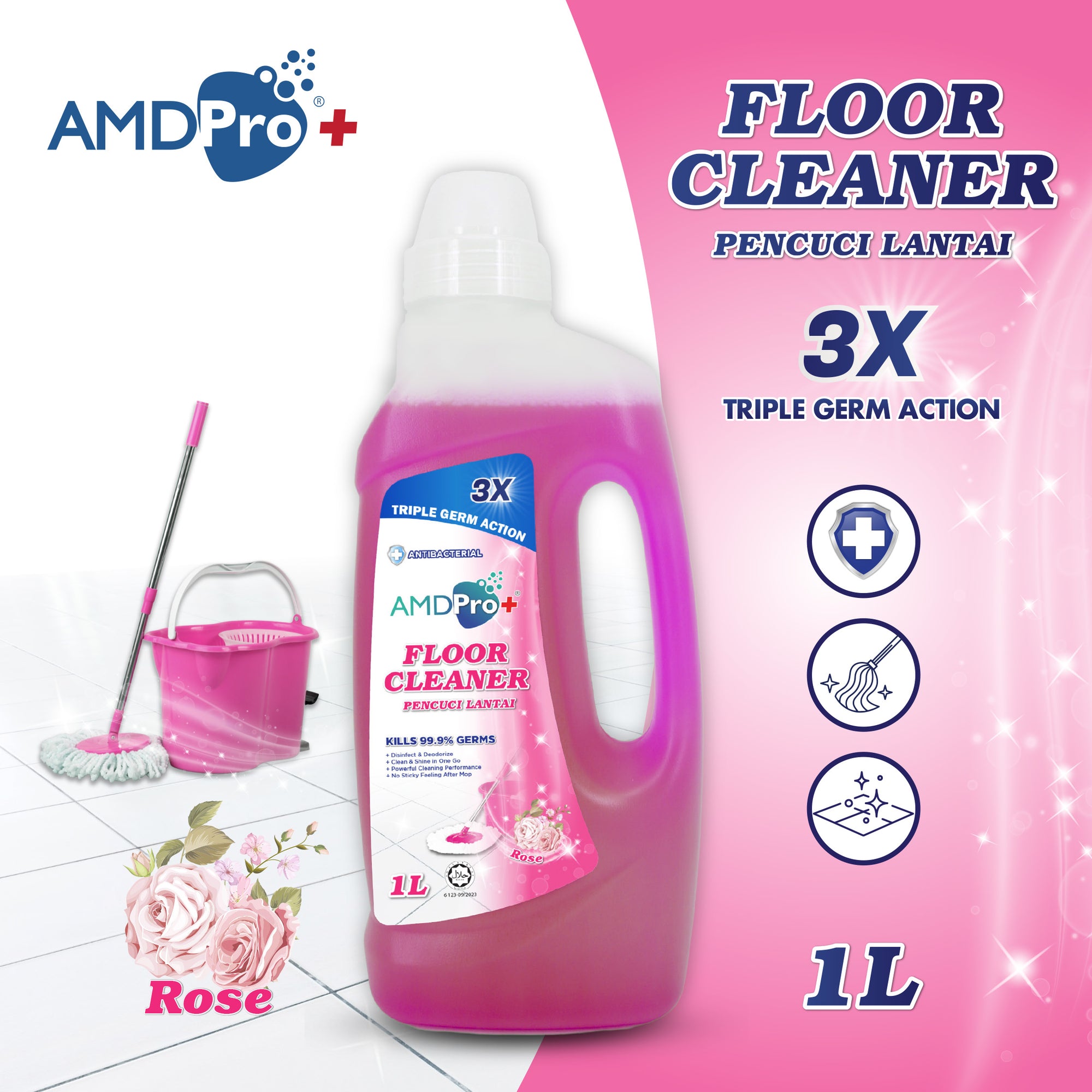 AMDPro+ Halal Floor Cleaner (1L)