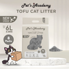 [Carton] Pet's Academy Tofu Cat Litter (6L/2.5kg) 1.5mm Ultra Thin (8 Packs)