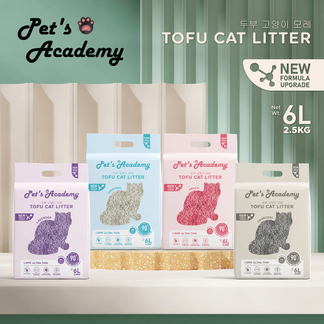 Pet's Academy Tofu Cat Litter (6L/2.5kg) 1.5mm Ultra Thin