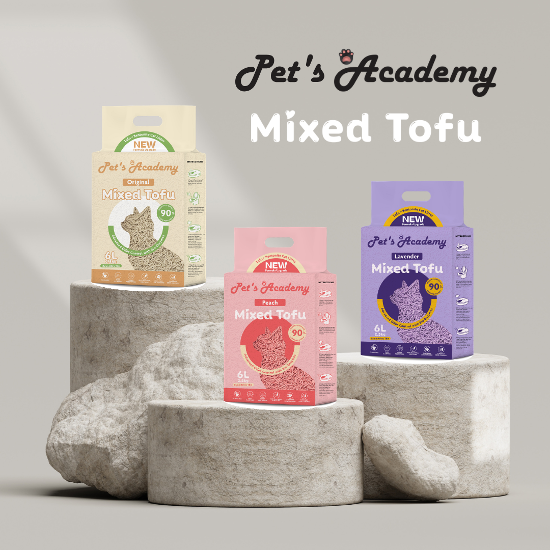 Pet's Academy Tofu x Bentonite Cat Litter (6L/2.5kg) 1.5mm Ultra Thin