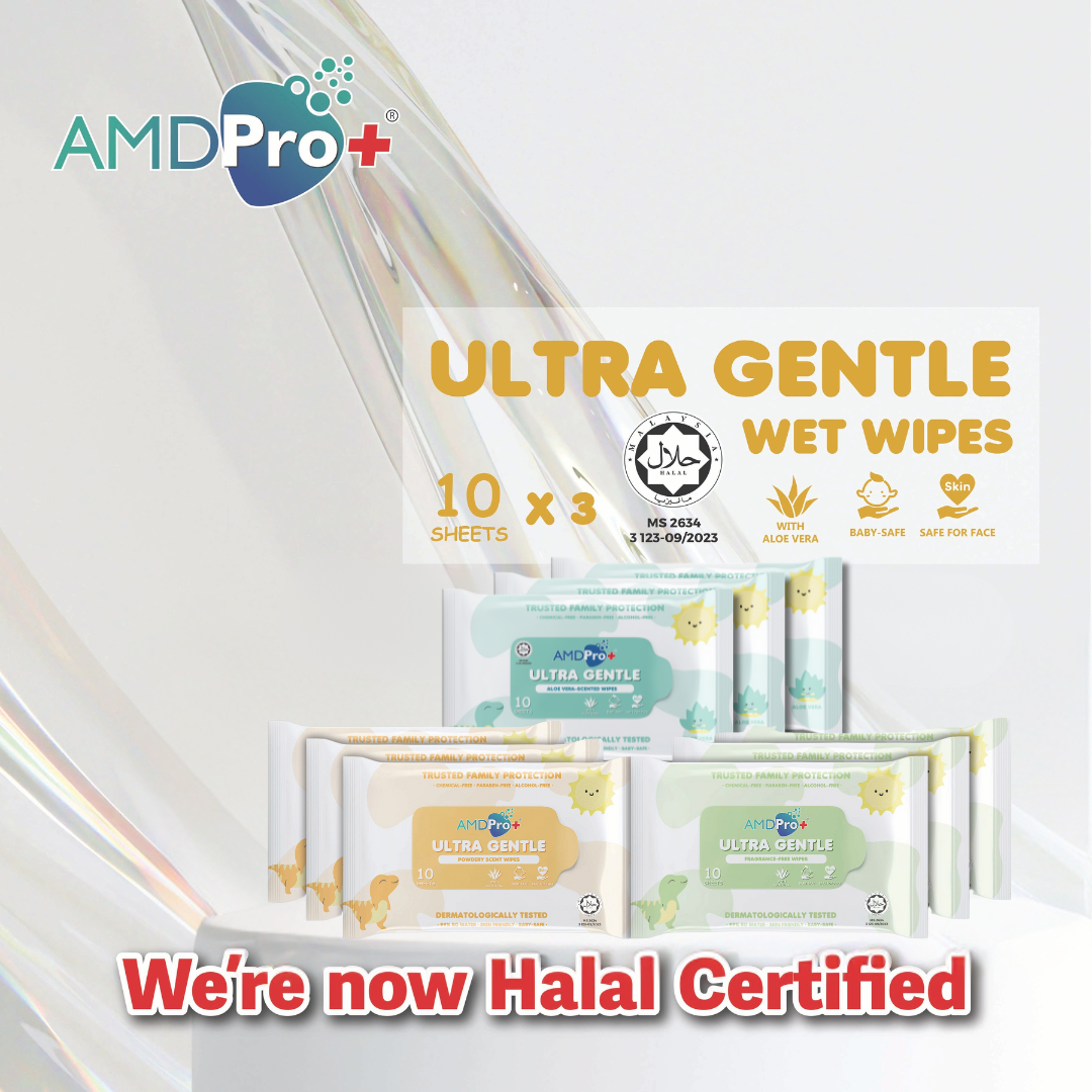 AMDPro+ Ultra Gentle Baby Wipes (10s*3)