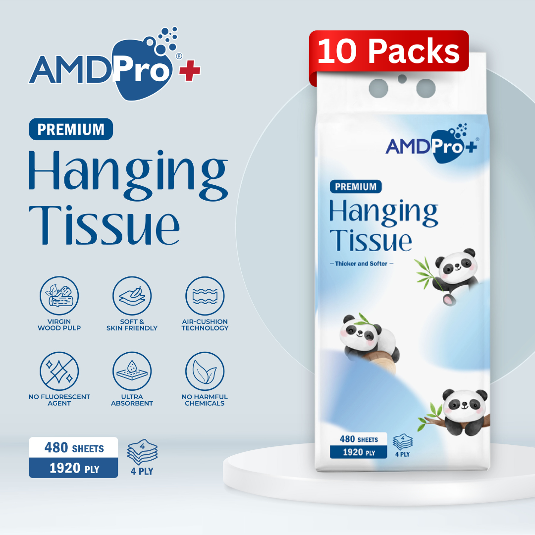 [Carton] AMDPro+ Hanging Tissue 4plys (480s x 10 packs)