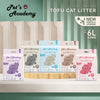 [Carton] Pet's Academy Tofu Cat Litter (6L/2.5kg) 1.5mm Ultra Thin (8 Packs)